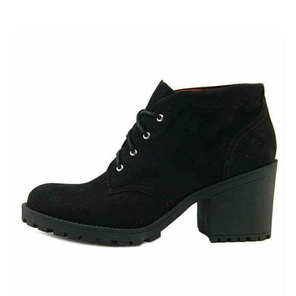 American Rag Womens Areaghan Fabric Closed Toe Ank size 9.5 color black - Picture 2 of 8